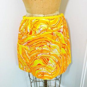 Vintage Lilly Pulitzer Tiger Print Mini Skirt